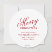 Sweet Winter Gruß Feiertagskarte (Rückseite)