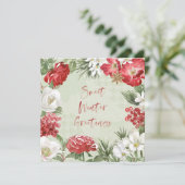 Sweet Winter Gruß Feiertagskarte (Stehend Vorderseite)