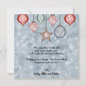 Sweet Winter Landschaft 2025 New Years Holiday Car (Rückseite)