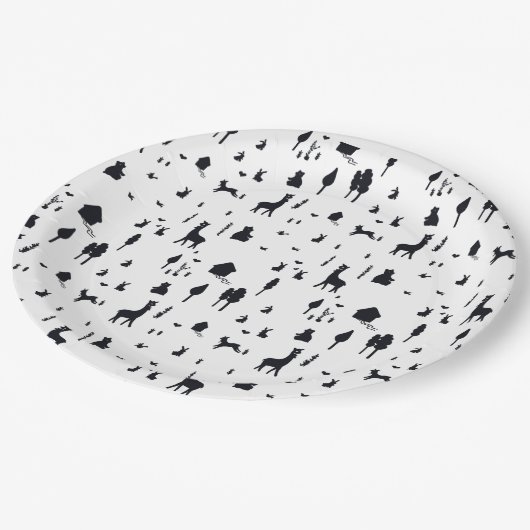 Sweet winter pappteller (Schrägansicht)