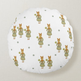 Sweet winter rundes kissen