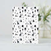 Sweet winter tarjeta invitación einladung (Stehend Vorderseite)