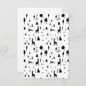 Sweet winter tarjeta invitación einladung (Vorne/Hinten)