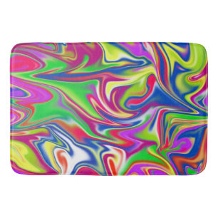 "Sweet Wirbel: The Bubblegum Marble Delight" Badematte