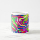 "Sweet Wirbel: The Bubblegum Marble Delight" Kaffeetasse (Mittel)