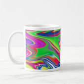 "Sweet Wirbel: The Bubblegum Marble Delight" Kaffeetasse (Links)