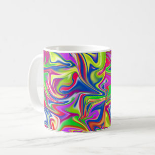 "Sweet Wirbel: The Bubblegum Marble Delight" Kaffeetasse