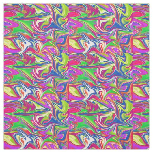 "Sweet Wirbel: The Bubblegum Marble Delight" Stoff (Muster)