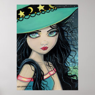 Sweet Witch Poster Print von Molly Harrison