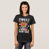 Sweet With A Sour Side Funny Candy Patch Delicious T-Shirt (Vorne ganz)