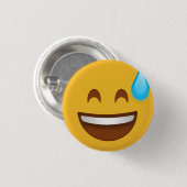 Sweet with Smile Emoji Button (Vorne & Hinten)