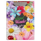Sweet Wonder Klemmbrett (Vorderseite)