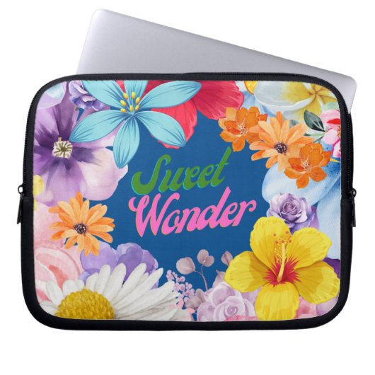 Sweet Wonder Laptopschutzhülle (Vorderseite)