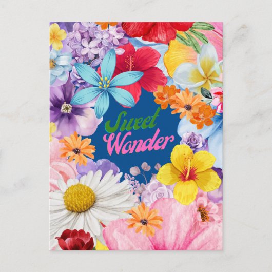 Sweet Wonder Postkarte (Vorderseite)