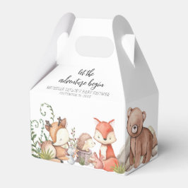 Sweet Woodland Animal Baby Dusche Geschenkschachtel