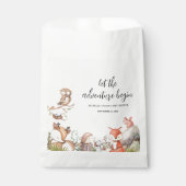 Sweet Woodland Animal Baby Dusche Geschenktütchen (Vorderseite)