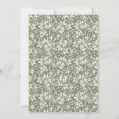 Sweet Woodland Animals Baby Dusche Einladung (Rückseite)