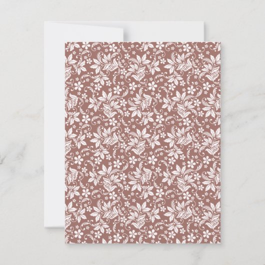 Sweet Woodland Animals Baby Dusche Einladung (Rückseite)