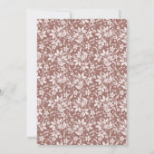 Sweet Woodland Animals Baby Dusche Einladung (Rückseite)