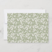 Sweet Woodland Animals Baby Dusche Einladung (Rückseite)