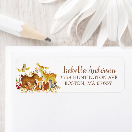 Sweet Woodland Animals Baby Showmarke (Insitu)