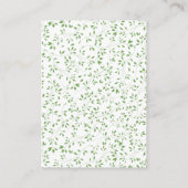 Sweet Woodland Animals Geschenkdusche Begleitkarte (Rückseite)