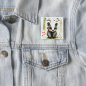 Sweet Woodland Skunk Daddy zu Baby Dusche Button (Beispiel)