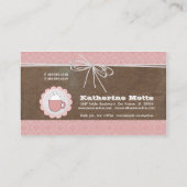 Sweet wünscht Visitenkarten Hinweiskarte (Rückseite)