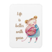 Sweet Yarn Lover Magnet (Vertikal)
