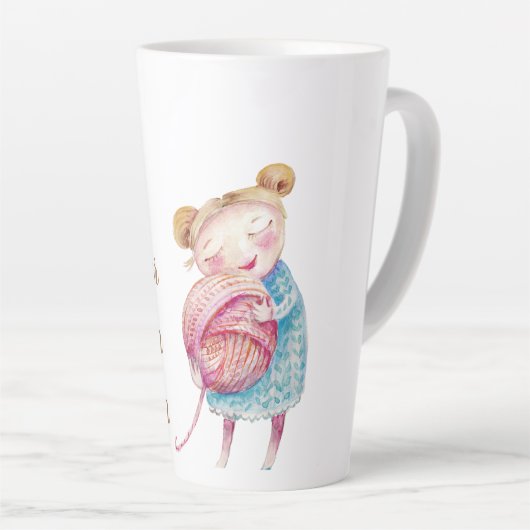 Sweet Yarn Lover Milchtasse (Rechte Ecke)