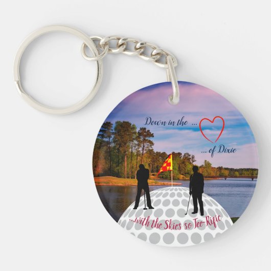 Sweet Zuhause Alabama Golf Schlüsselanhänger (Vorderseite)