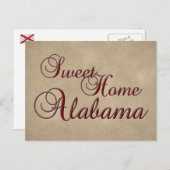 Sweet Zuhause Alabama Post Card Postkarte (Vorne/Hinten)