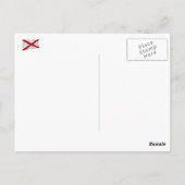 Sweet Zuhause Alabama Post Card Postkarte (Rückseite)