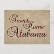 Sweet Zuhause Alabama Post Card