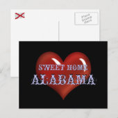 Sweet Zuhause Alabama Post Card Postkarte (Vorne/Hinten)