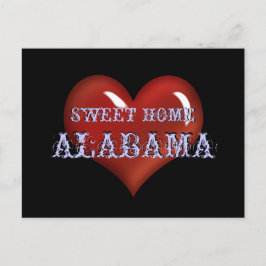 Sweet Zuhause Alabama Post Card Postkarte