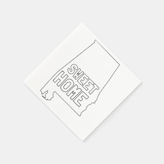 Sweet Zuhause Alabama Serviette (Ecke)