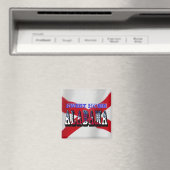 Sweet Zuhause Alabama State Flag Magnet (In Situ (Geschirrspüler))