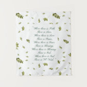 Sweet Zuhause Blessing Wandteppich (Vorderseite)