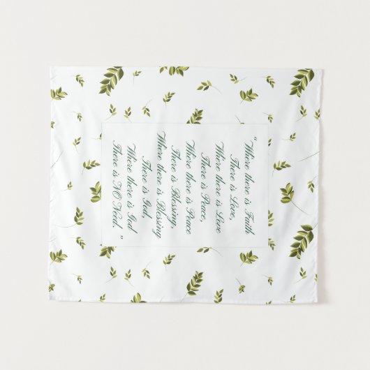 Sweet Zuhause Blessing Wandteppich (Vorderseite (Horizontal))