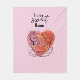 Sweet Zuhause elegant Fleecedecke