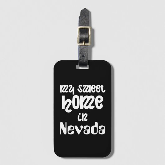 Sweet Zuhause Gepäckanhänger (Vorderseite Vertikal)