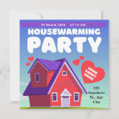 Sweet Zuhause Housewarming Party Einladung (Vorderseite)