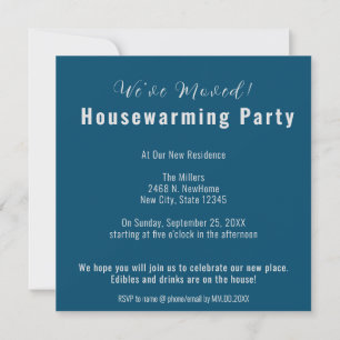 Sweet Zuhause Housewarming Party, Ocean Blue Einla