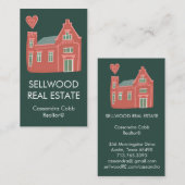 Sweet Zuhause Modern Real Anwesen Broker Agent Rea Visitenkarte (Vorne/Hinten)