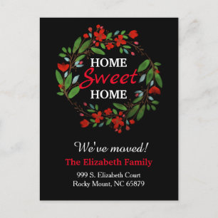 Sweet Zuhause New Address Moving Ankündigung