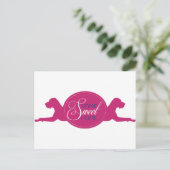 Sweet Zuhause Sweet Postkarte (Stehend Vorderseite)