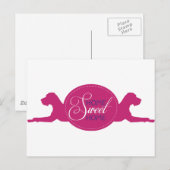 Sweet Zuhause Sweet Postkarte (Vorne/Hinten)