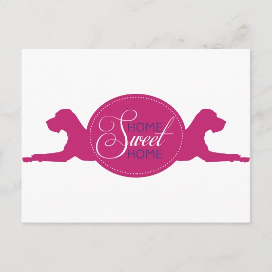 Sweet Zuhause Sweet Postkarte (Vorderseite)