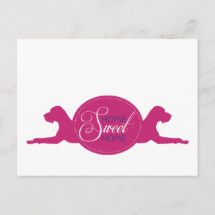 Sweet Zuhause Sweet Postkarte